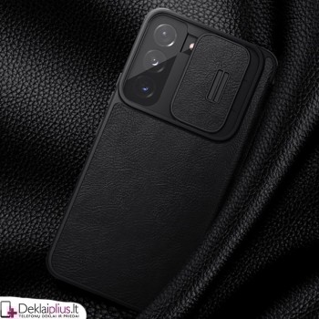 Nillkin Qin Pro odinis atverčiamas dėklas - juodas (Samsung S22 Plus) Nillkin Qin Pro odinis atverčiamas dėklas - juodas (Samsung S22 Plus)